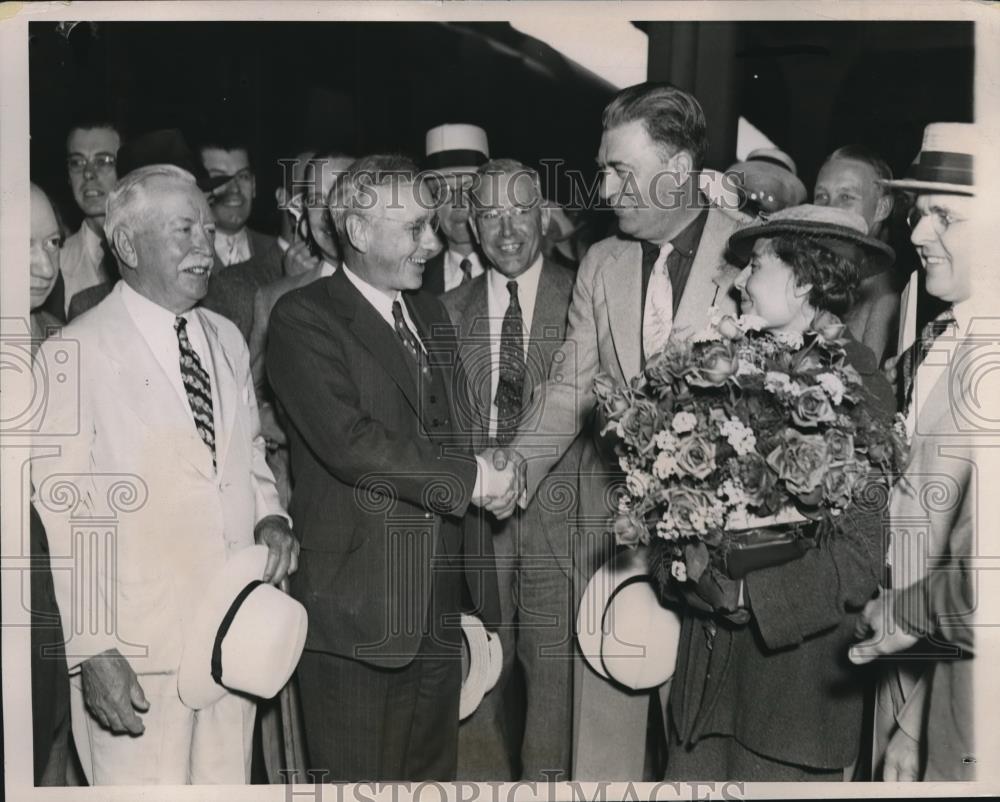 1936 Press Photo The Republican candidate for presidential seat, Alfred Landon - Historic Images