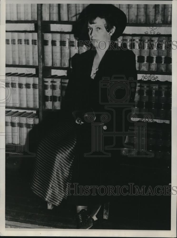 1934 Press Photo Mrs. Margaret Robson, wife of Kidnapper charged with Extortion - Historic Images