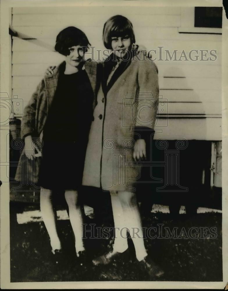 1929 Press Photo Dorothy Aune age 12 was Killed with her friend Margaret Stone - Historic Images