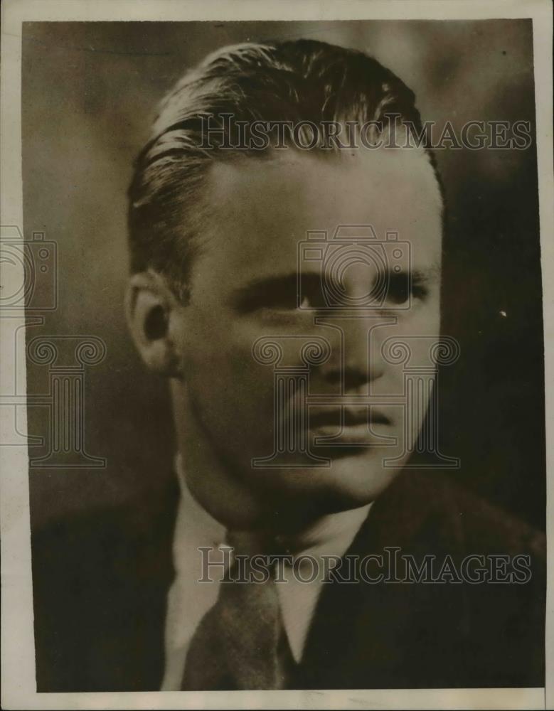 1933 Press Photo  Elliott Roosevelt, Camera Interview - Historic Images