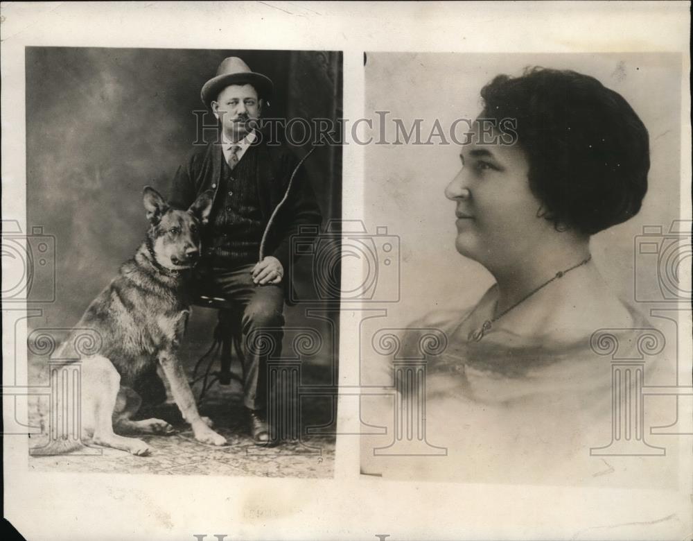1922 Press Photo Mrs Elizabeth Miller of Chicago to divorce Charles - Historic Images