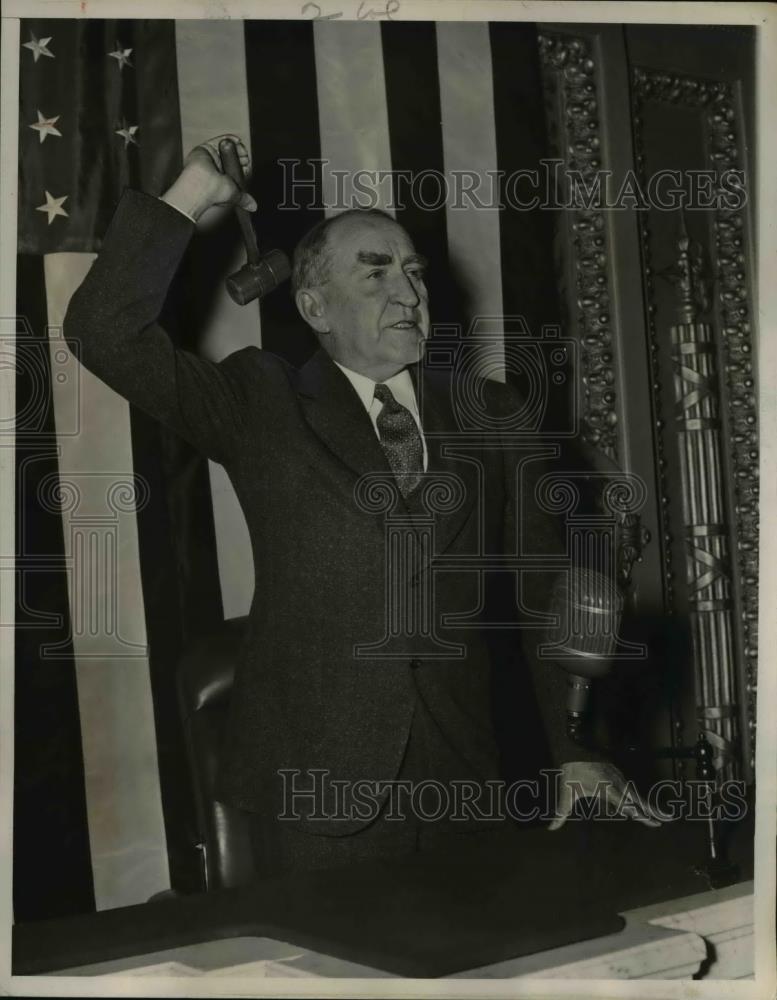 1940 Press Photo William Bankhead, Speaker of the House - Historic Images