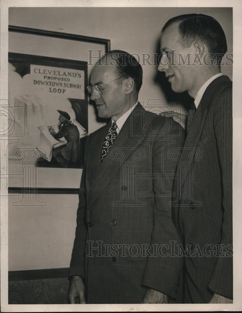 1949 Press Photo Donald Hyde, Frank Mossman - Historic Images