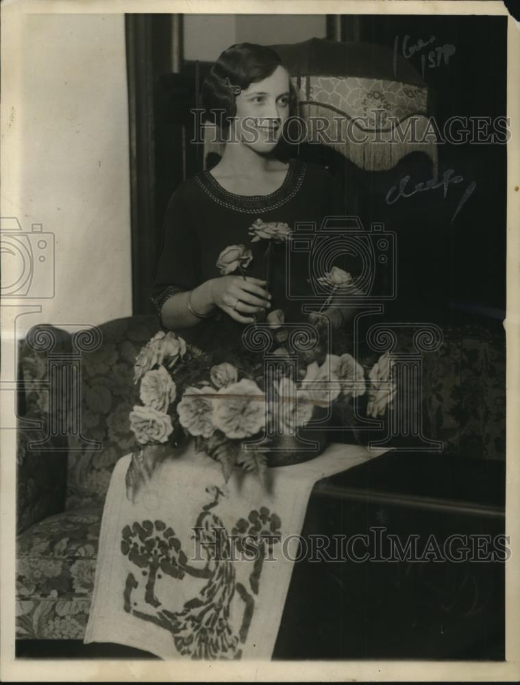 1922 Press Photo Boston society girl Brenda Bond cancels wedding - Historic Images