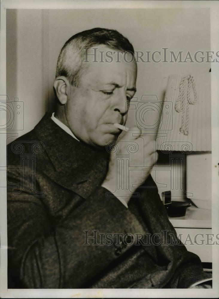 1937 Press Photo Former Gov. Joseph E. Ely attacks New Deal at Bar Meeting - Historic Images