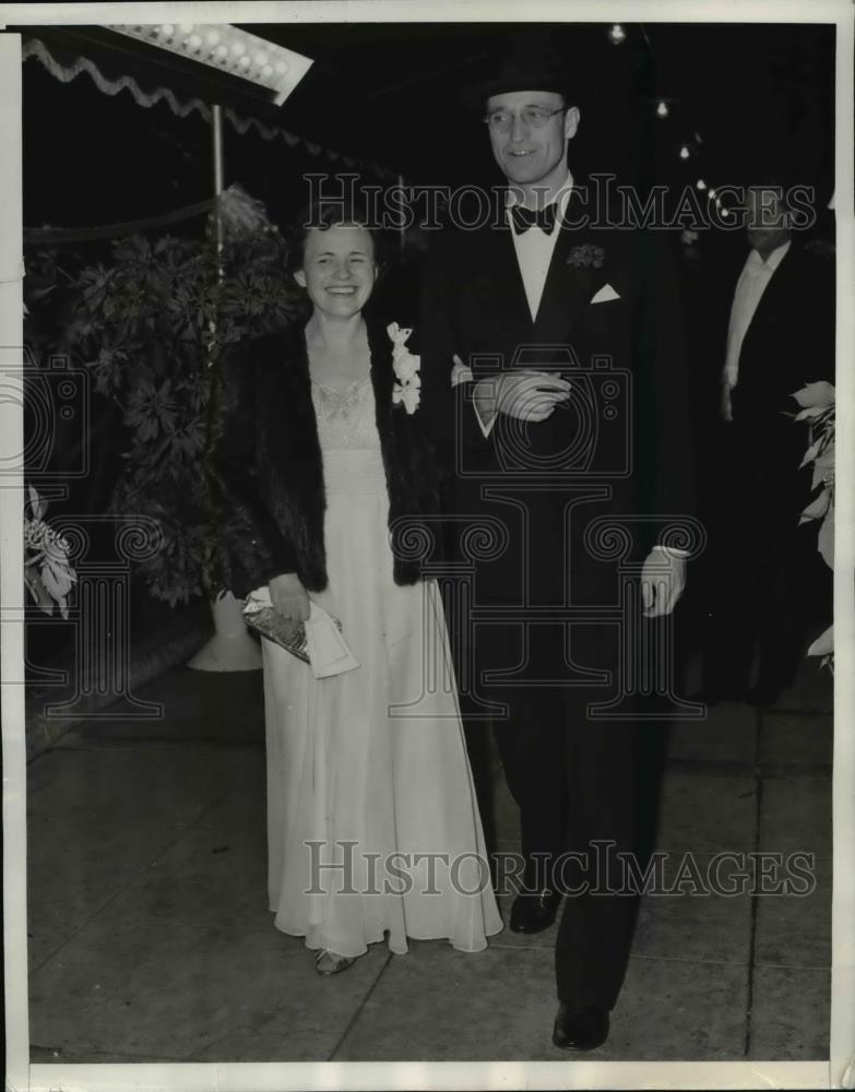 1939 Press Photo Hollywood Calif Among people attending were James Roosevelt. - Historic Images