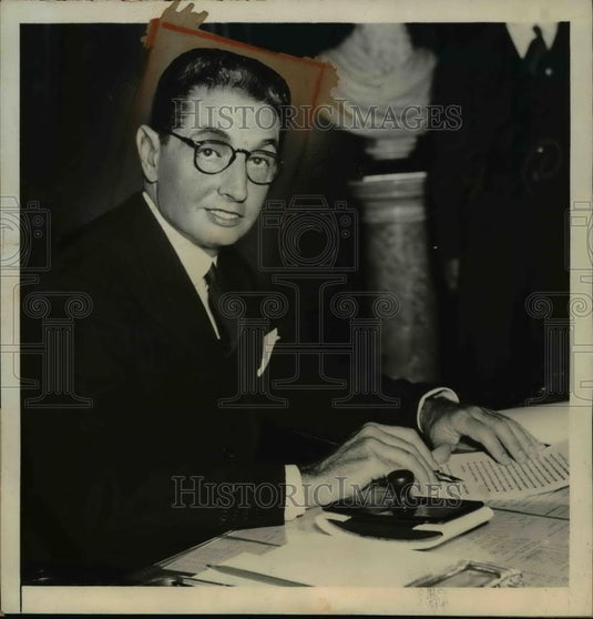 1938 Press Photo Joaquin Elizalde,Philippine District Commissioner in Washington - Historic Images