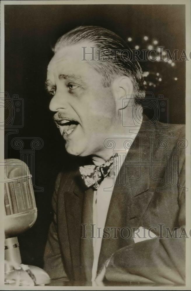 1947 Press Photo Elliott Roosevelt Senate Investigation subcomittee - Historic Images