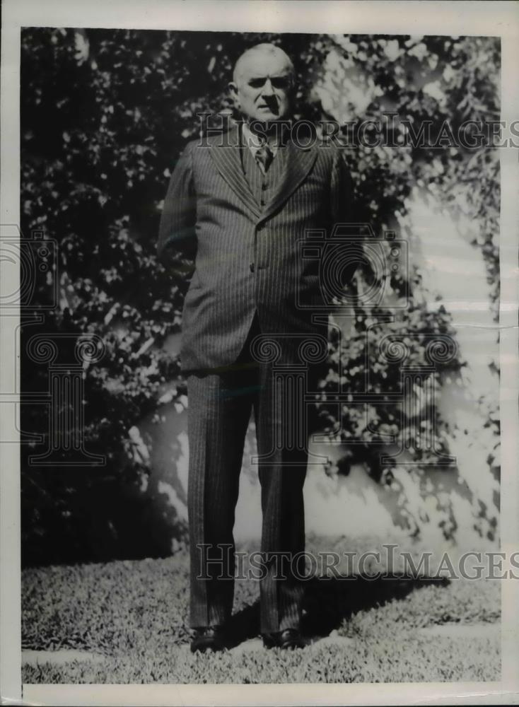 1937 Press Photo Senator Joseph Guffey of Pennsylvania - Historic Images