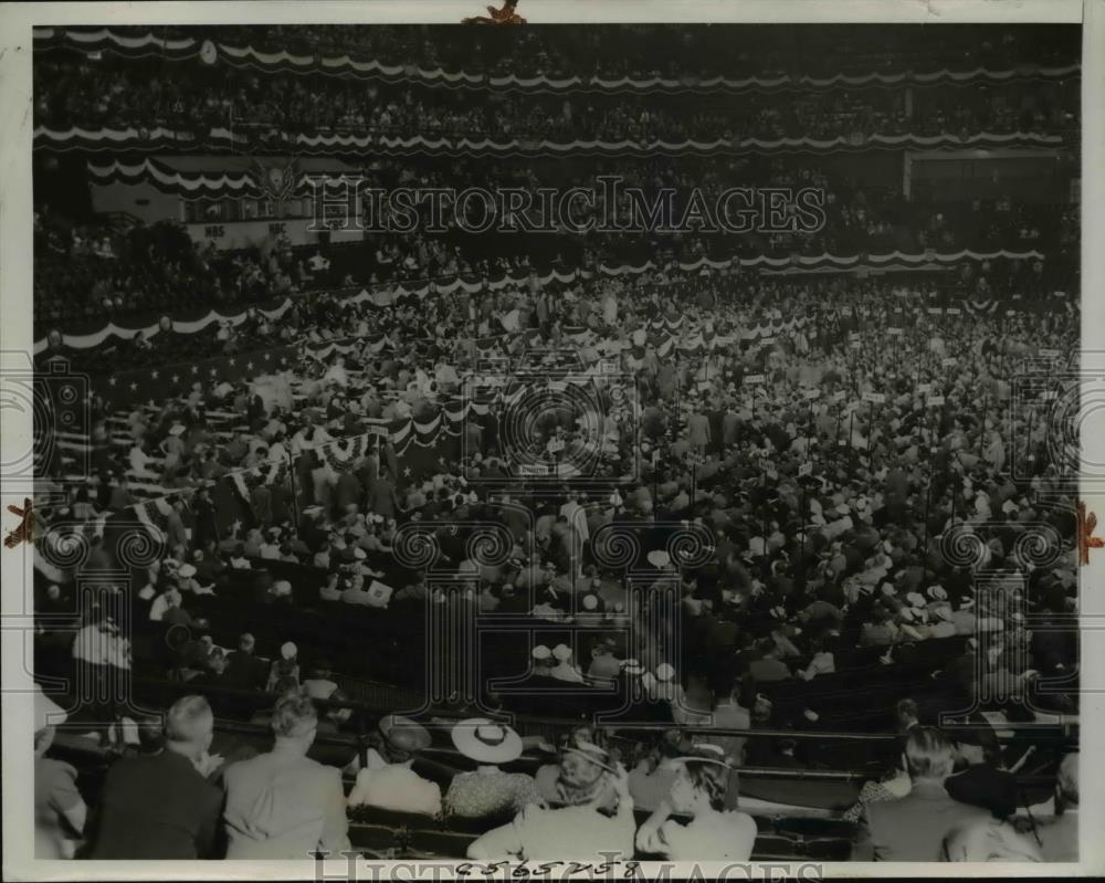 1940 Press Photo 28th Democratic National Convention Opening, Chicago - Historic Images