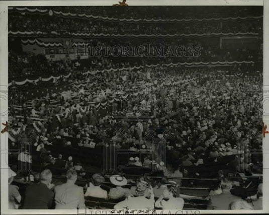 1940 Press Photo 28th Democratic National Convention Opening, Chicago - Historic Images