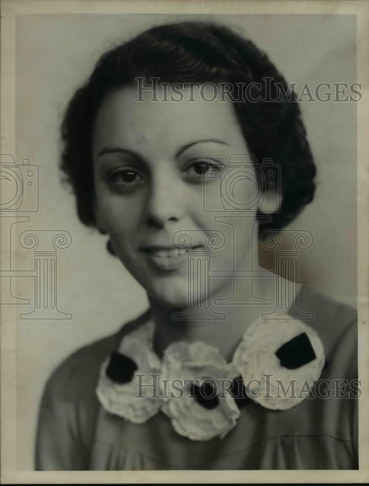 1937 Press Photo Lucille Rodriguez - Historic Images