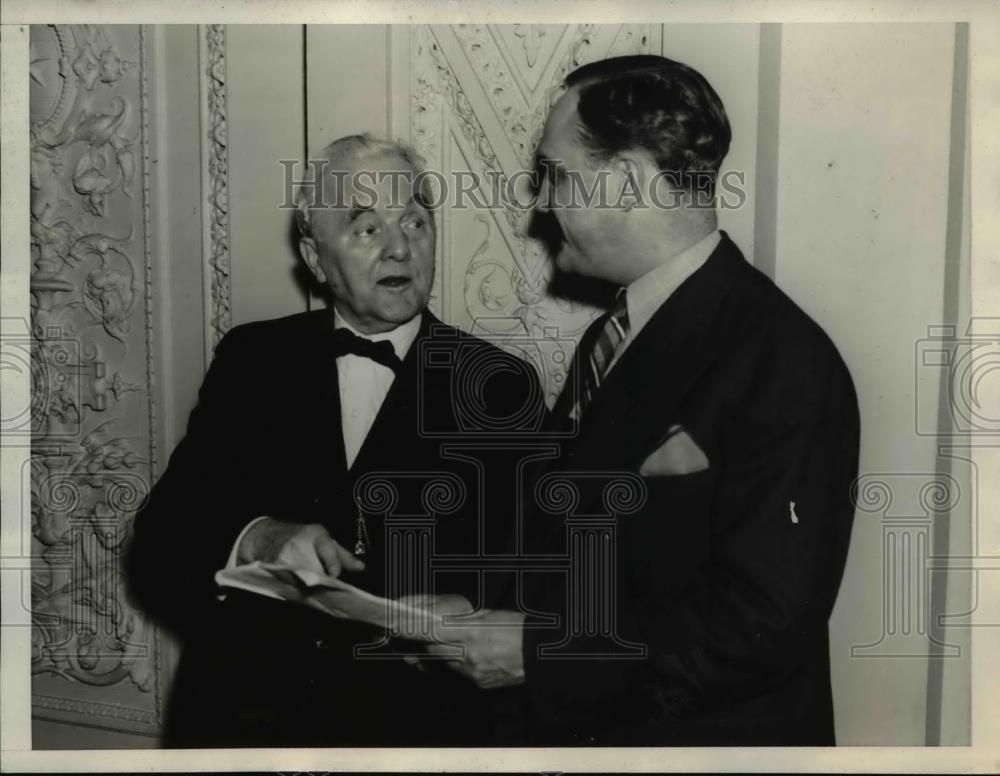 1938 Press Photo Senator George Norris, father of the Tennessee Valley Authority - Historic Images