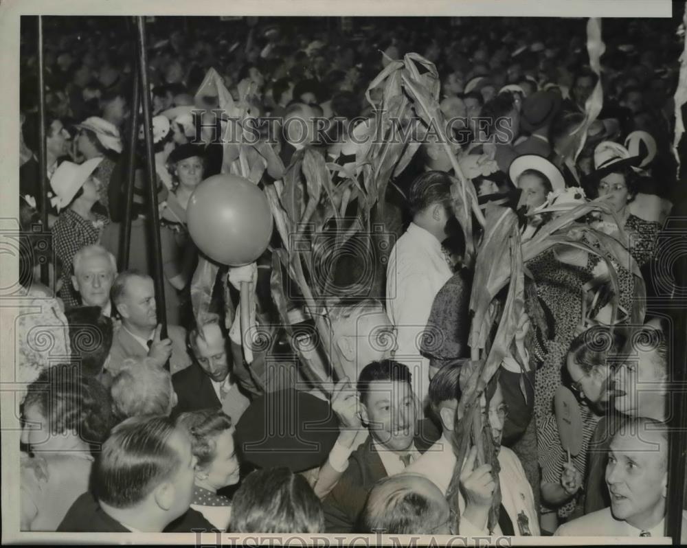 1940 Press Photo FDR Nominated at Democratic National Convention - Historic Images