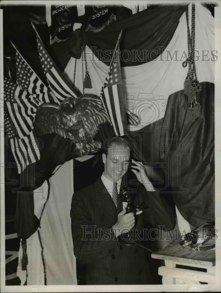 1932 Press Photo James Roosevelt, Democratic Presidential Nomination - Historic Images