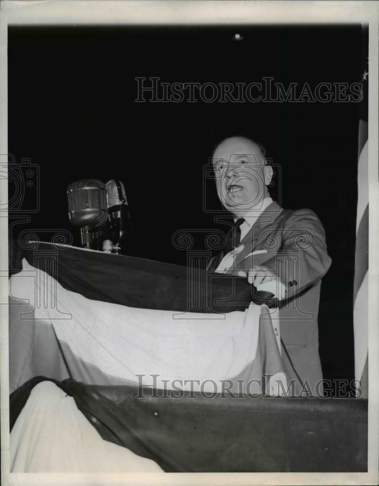 1944 Press Photo Chief Justice Richard E. Mitchell Democratic national - Historic Images