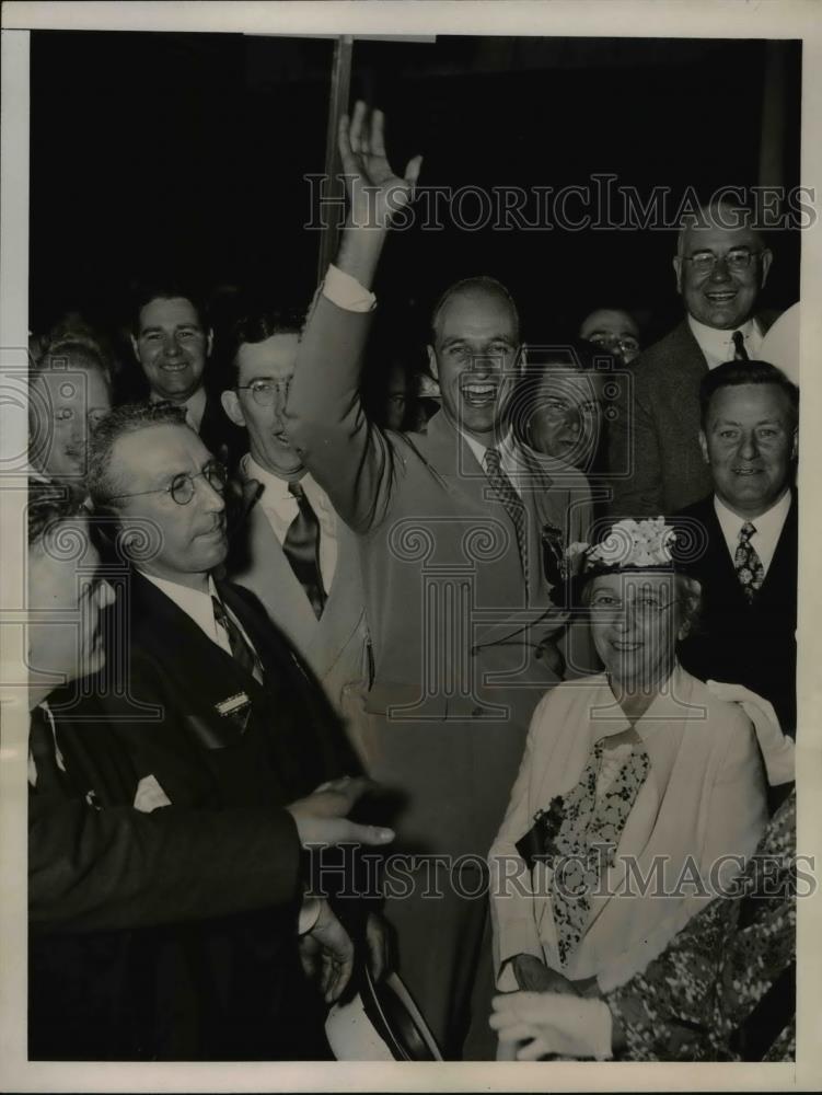 1936 Press Photo James Roosevelt @ Democratic National Convention - Historic Images