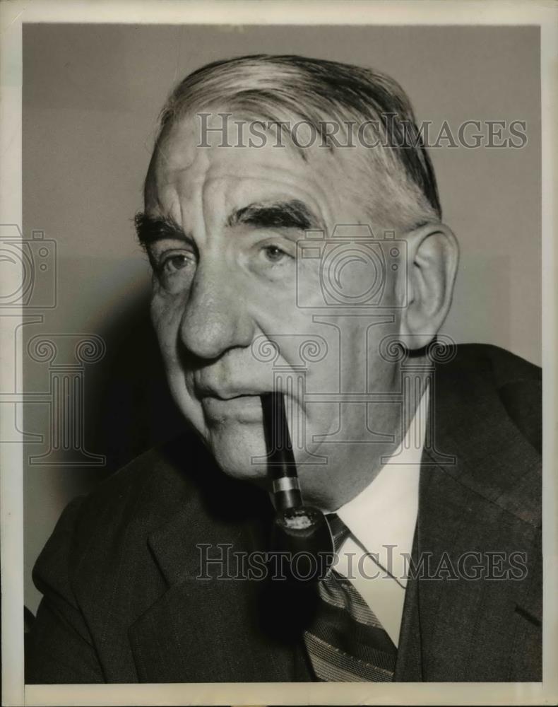 1949 Press Photo New York Cyrus S Ching Federal Governments top troubleshooter - Historic Images