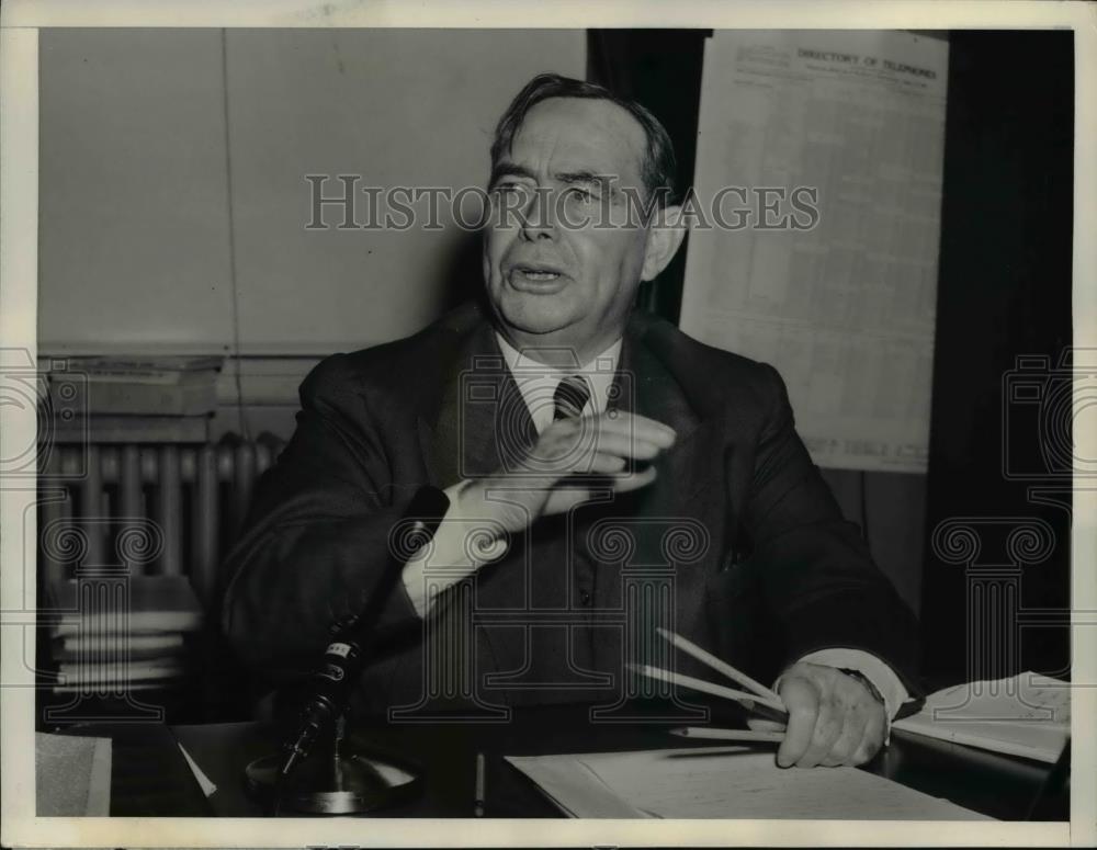 1953 Press Photo House Speaker Joseph W. Martin R-MA - Historic Images