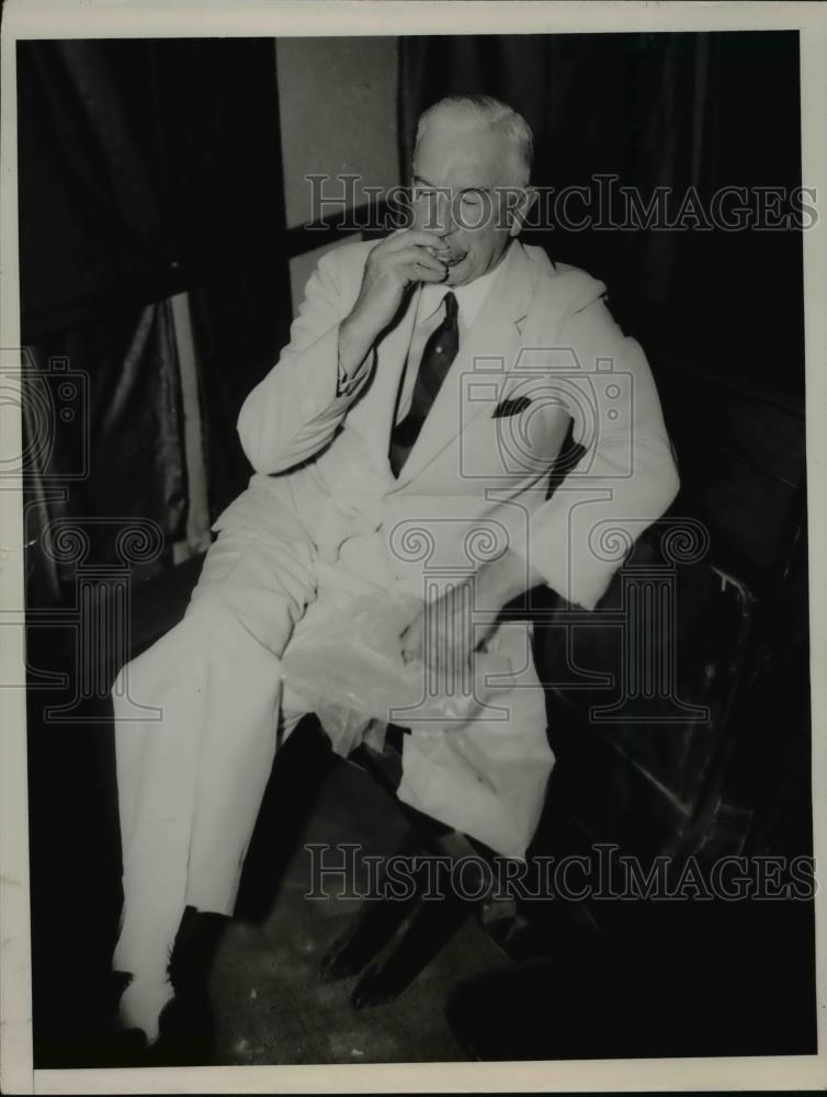 1936 Press Photo of Henry Fletcher US Ambassador to Italy. - Historic Images