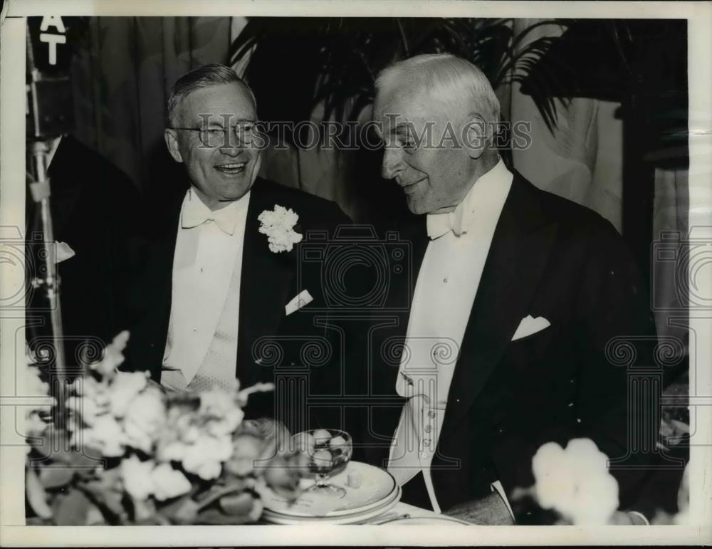 1938 Press Photo Washington DC George C Davis and Cordell Hull - Historic Images