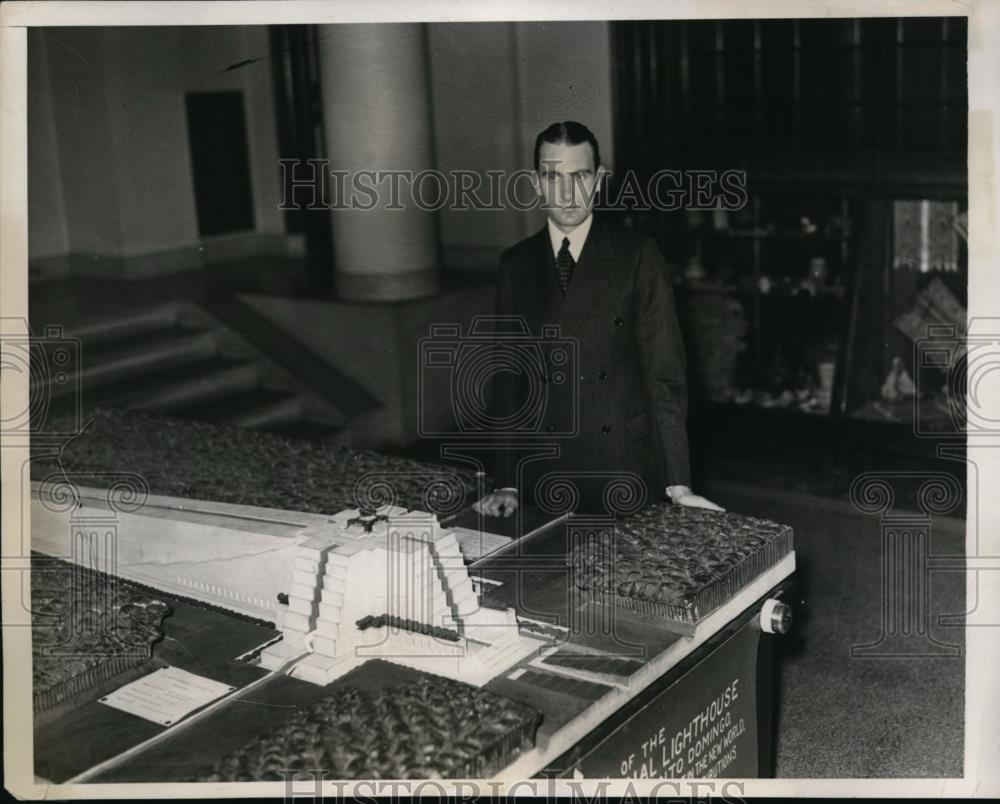 1932 Press Photo JL Cleave of Manchester England wins architectural contest - Historic Images