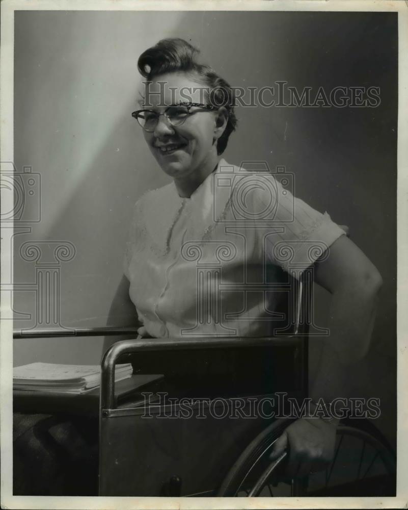 1960 Press Photo Miss Marjorie Schulz- Goodwill Worker of 1960. - Historic Images