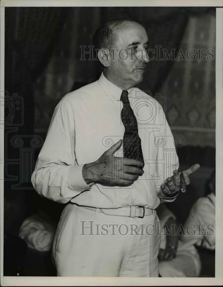 1935 Press Photo Ed McGrady assisted Secretary of Labor - Historic Images