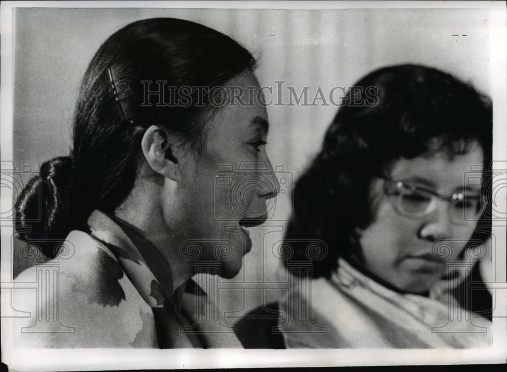 1968 Press Photo Mrs Nguyen Thi Binh, Viet Cong, peace talks - Historic Images