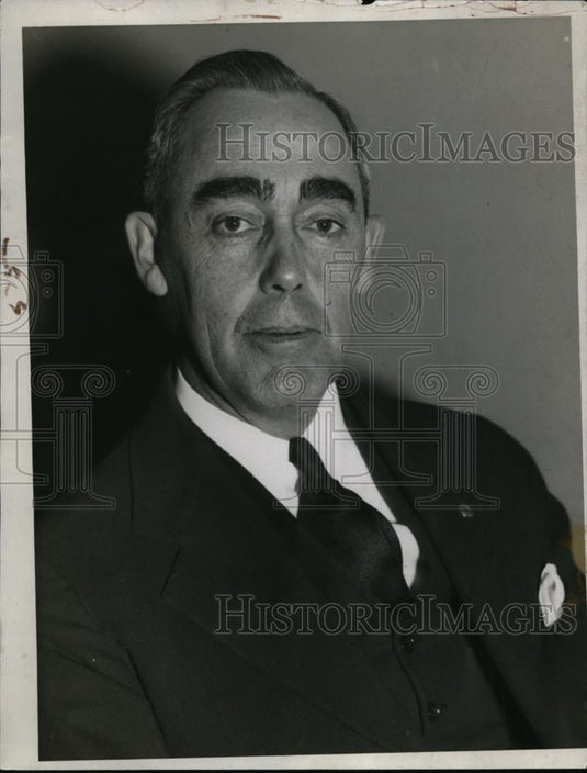 1934 Press Photo Sam H Squire-Grand Master F& AM of Ohio - nee48736 - Historic Images