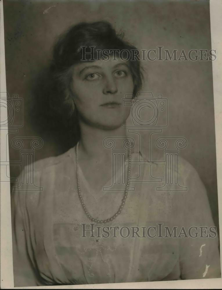 1921 Press Photo Dr. Freida Museller Hefmeister - Historic Images