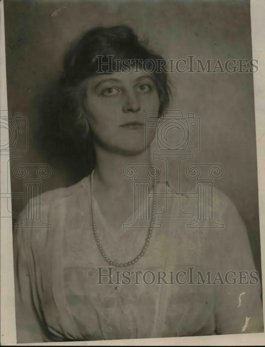 1921 Press Photo Dr. Freida Museller Hefmeister - Historic Images