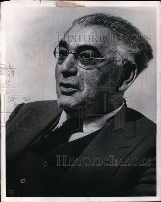 1959 Press Photo Rabbi Abba Hillel Silver - nee48438 - Historic Images