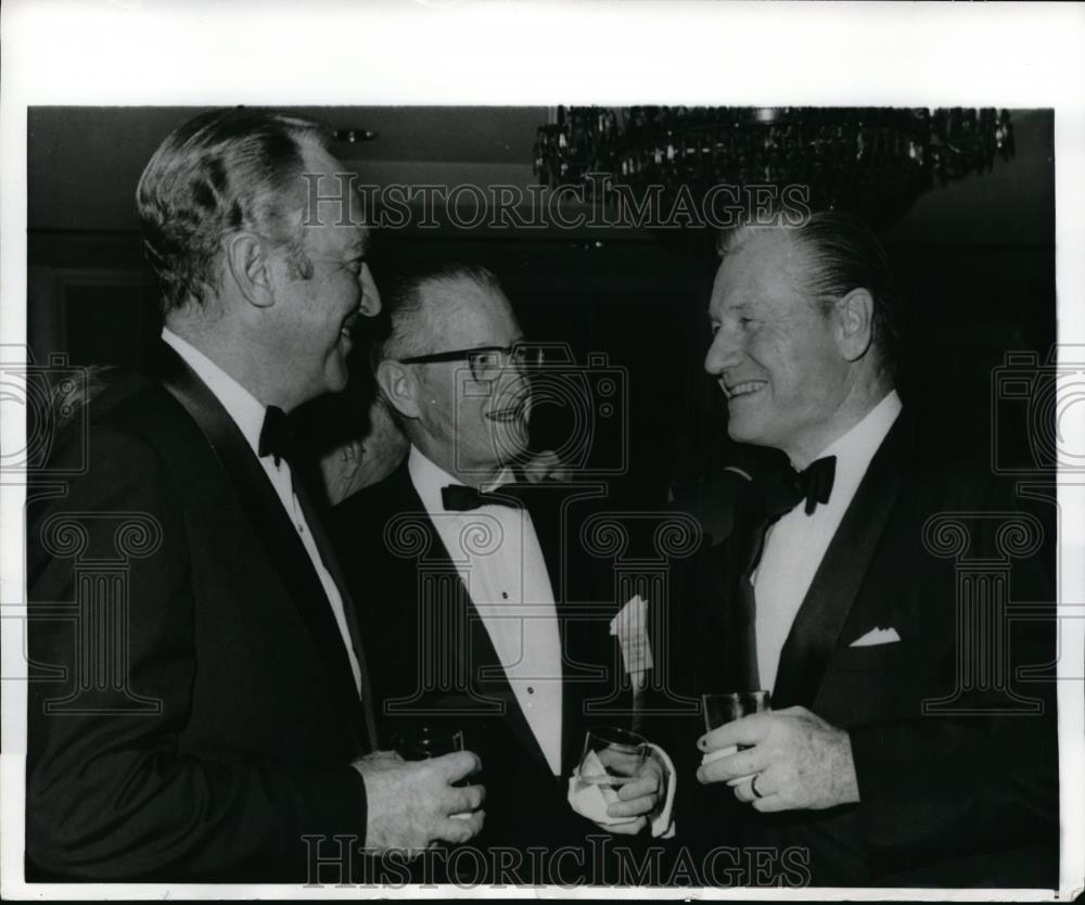 1969 Press Photo Washingtron, President Nixon, Nelson Rockefeller, James Copley - Historic Images