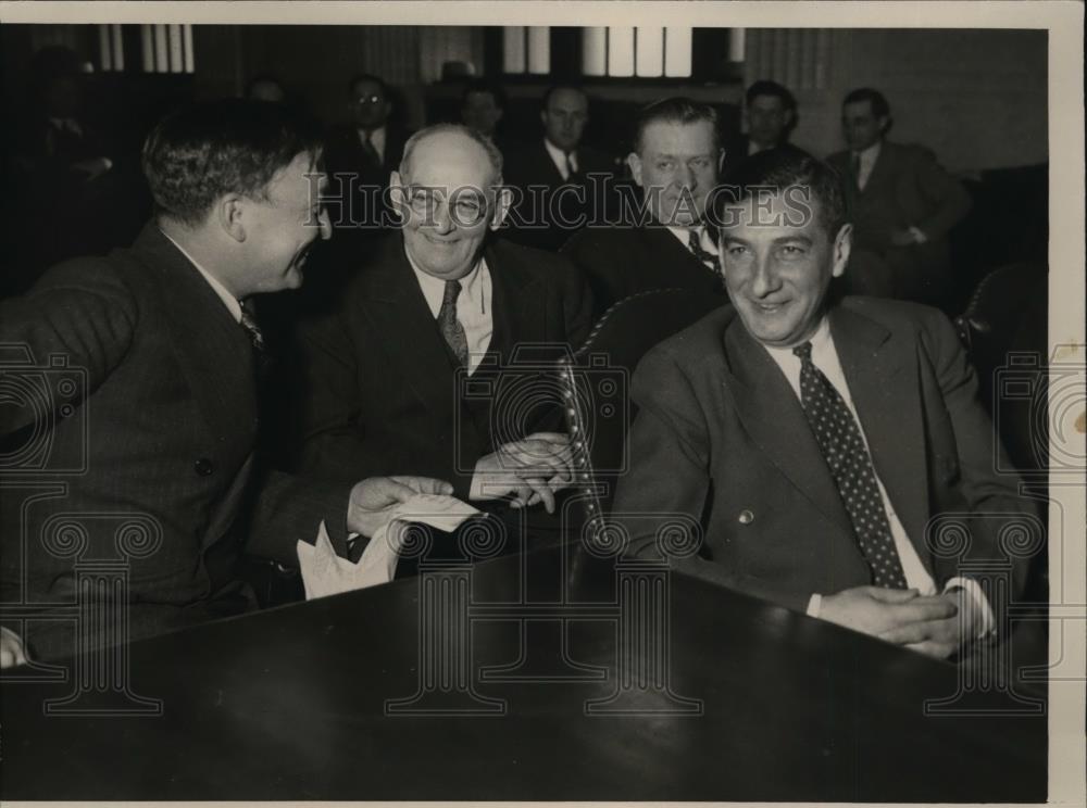 1934 Press Photo Eddie Father Ton McFadden &amp; Albert Kator Face Death Penalty - Historic Images