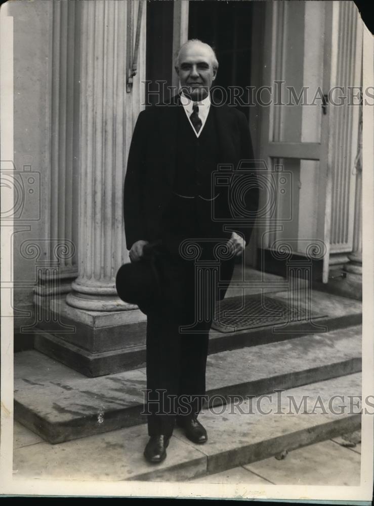 1928 Press Photo Lewis Eirstoin US Minister to Czech at White House - Historic Images