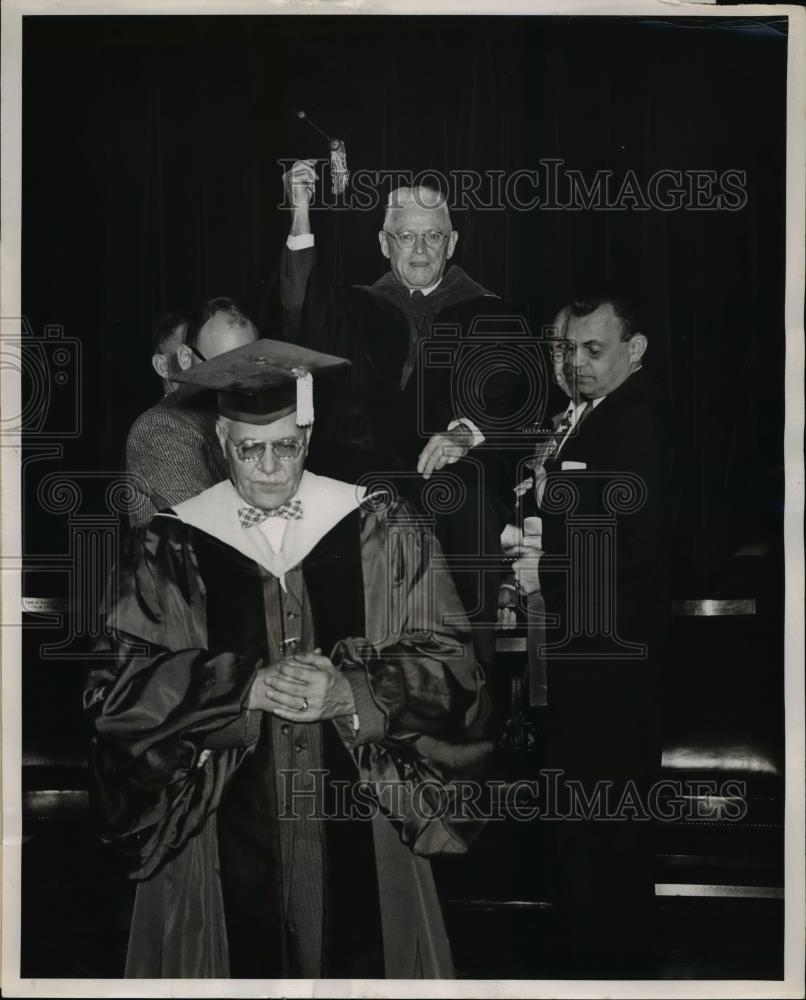 1958 Press Photo Edgar M. Finch, Dickinson College Faculty Associates Dr. - Historic Images