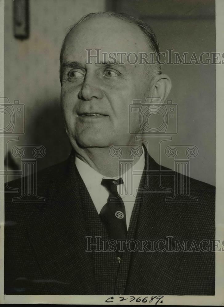 1933 Press Photo William Wallace McDowell of Butte Montana Former Governor - Historic Images