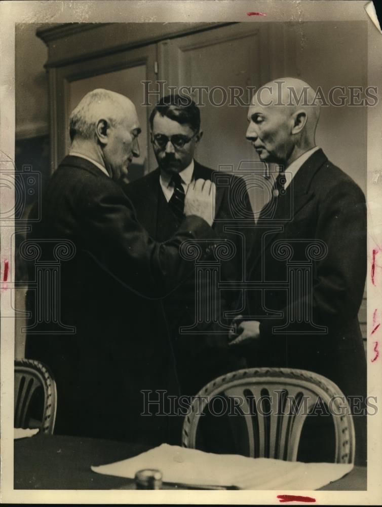 1941 Press Photo Yves Bouthileir Minister of Finance & National Economy France - Historic Images