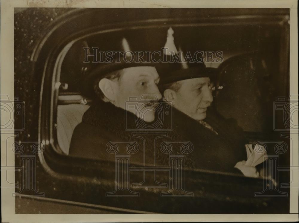 1937 Press Photo  French Premier Camille Chautemps, Foreign Minister Yvon Delbos - Historic Images