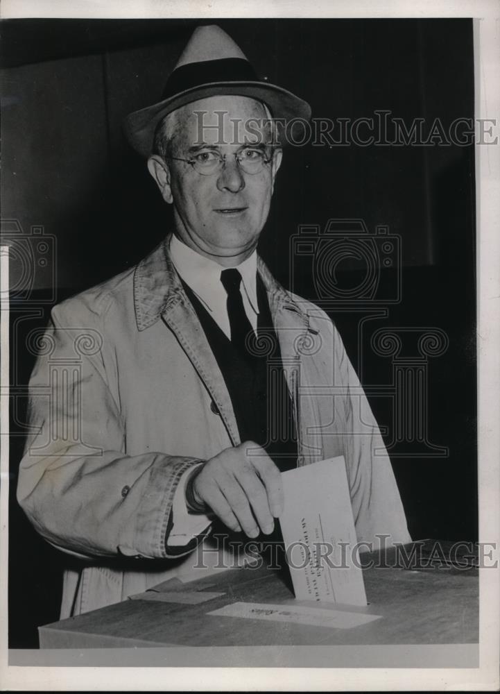 1938 Press Photo Cincinnati Ohio, Charles Sawyer Democratic Candidate For Office - Historic Images