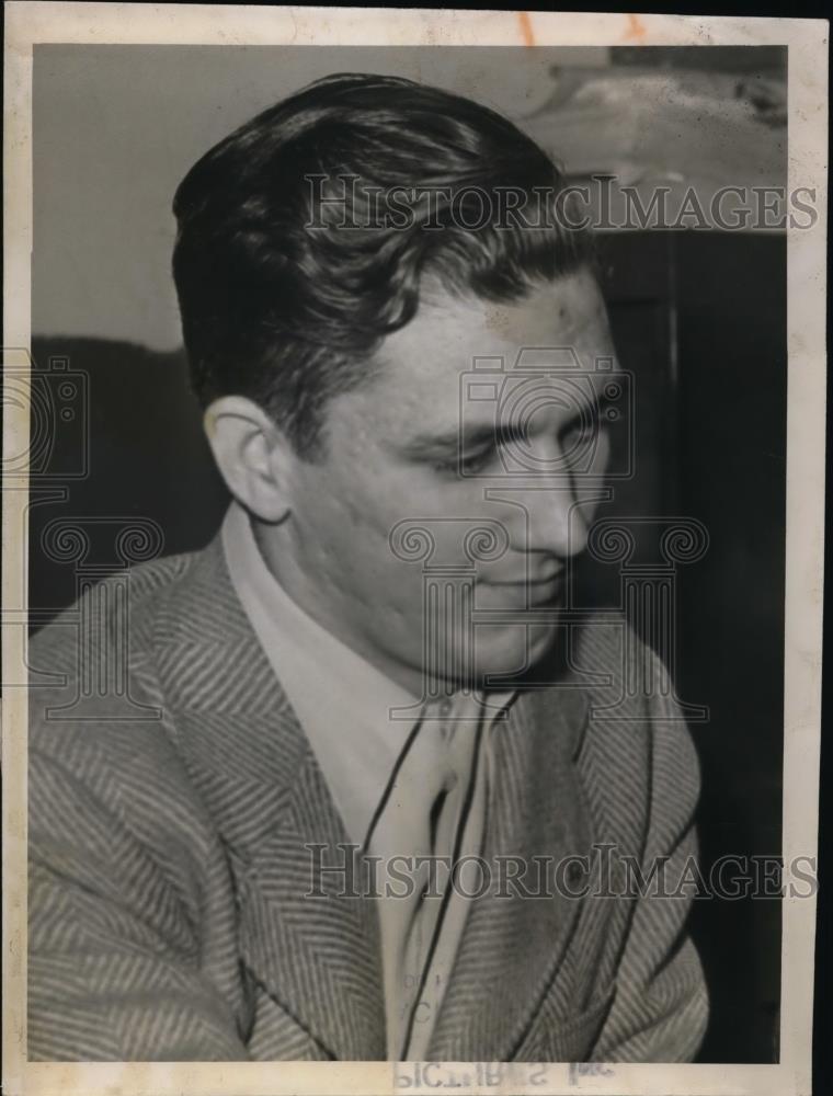 1946 Press Photo Percival V. Hobbs Jr. admitted burglarizing residence. - Historic Images