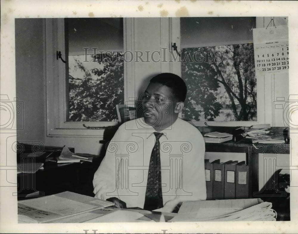 1963 Press Photo Herbert Chitepo attorney of Tanganyika - Historic Images