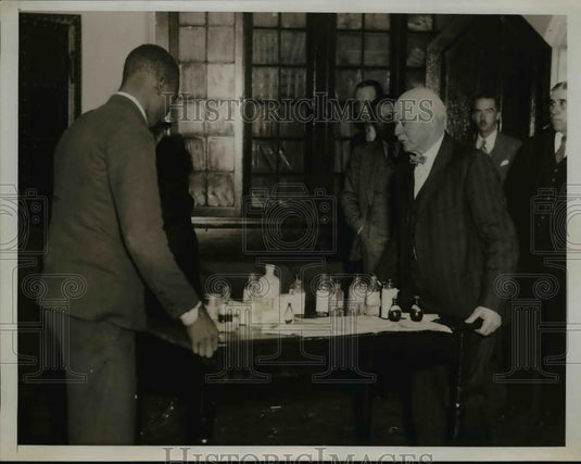 1934 Press Photo Edward C Bell On Trial For Poisoning Invalid Wife - Historic Images