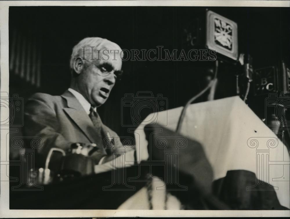 1932 Press Photo Joseph L Scott, Los Angeles Attorney and Calif. delegate. - Historic Images