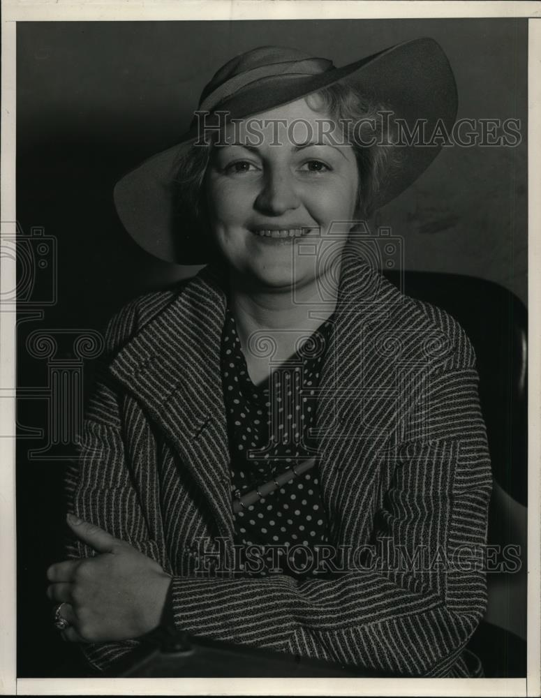 1937 Press Photo Hazel Agnes Ito Divorced Japanese Dancer - Historic Images