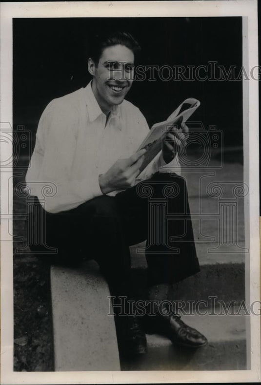 1938 Press Photo Pittsburgh Pennsylvania Harold Bleakley, Sight Restored. - Historic Images