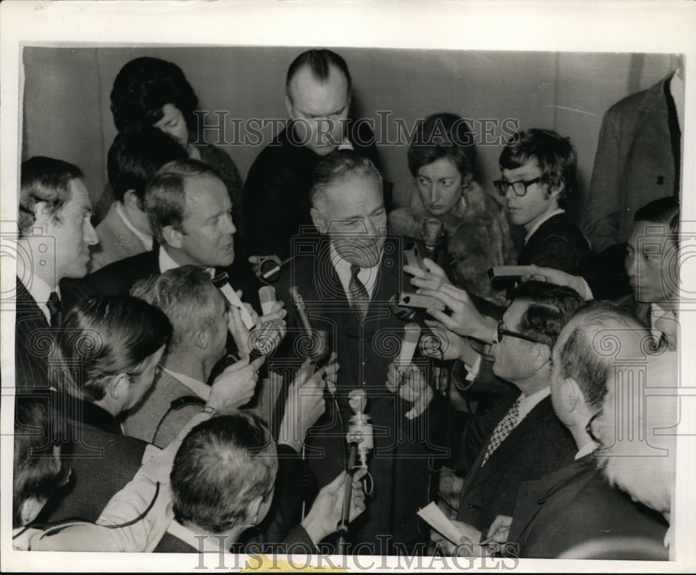 1969 Press Photo Chief US Negotiator Henry Cabot Lodge - nee54801 - Historic Images