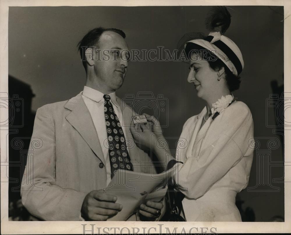 1950 Press Photo Reverend John M. Sykes &amp; Wife at Baptist World Alliance Event - Historic Images