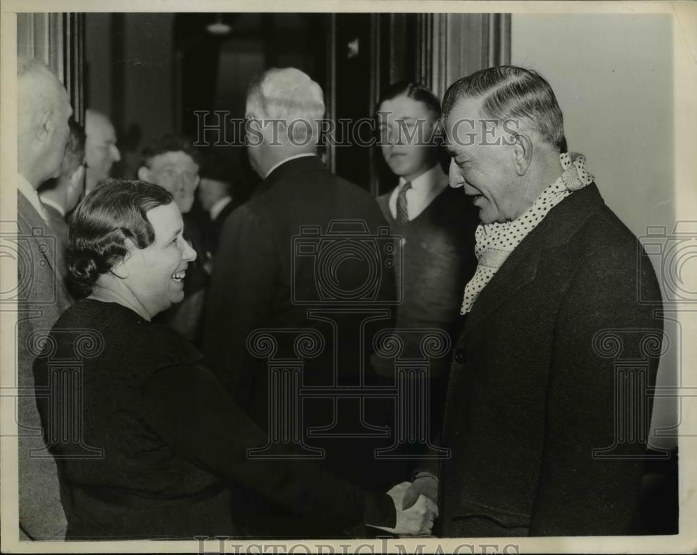 1937 Press Photo Sen. Mattie W. Cahanny, Sen. Key Pittnan - nee52743 - Historic Images